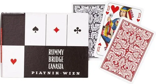 Piatnik, Karten, Zwei-Karten-Set, Wienerisch