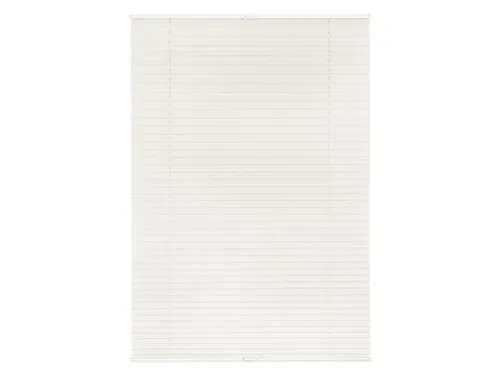 Lichtblick Plissee Klemmfix - Elegantes Lichtspiel ohne Bohren - Plissee in modernem Crushed-Optik, lichtdurchlässig und blickdicht. Einfache Montage mit verstellbaren Klemmträgern, ideal für Fenster mit 90 cm x 130 cm.