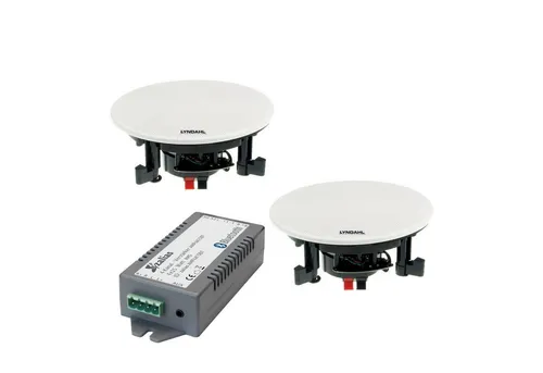 Lyndahl 2202LYNCS20S1 2-Wege Set Einbau-Lautsprecher - Hochwertige 2-Wege Einbaulautsprecher mit Bluetooth-Verstärker, ideal für unsichtbare Musikwiedergabe in Decken oder Wänden, inklusive Einbauschablone.