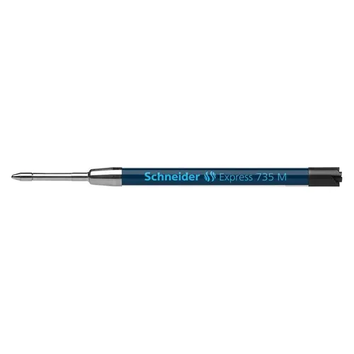Schneider Express 735 Kugelschreiberminen M schwarz, 10 St. - Hochwertige Kugelschreiberminen für präzises Schreiben, mit 10.000 m Schriftlänge in klassischem Schwarz, ideal für den täglichen Gebrauch.