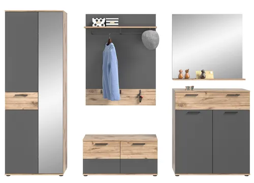 5-teiliges Garderobe Set MASON