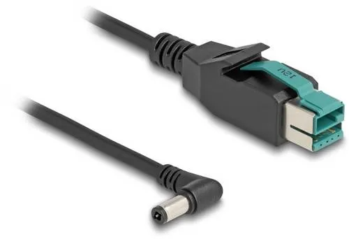 DELOCK PoweredUSB Kab. St. 12V zu DC 5,5 x 2,5 mm St. gew.1m