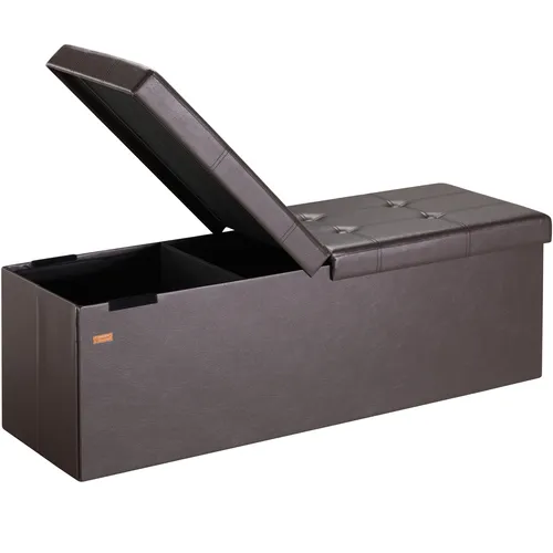 Casaria® Sitzbank mit Stauraum, Braun in braun von Deuba