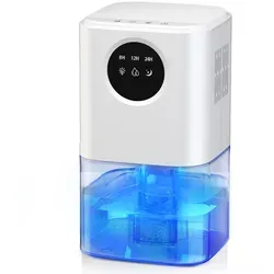 FIMEI Luftentfeuchter Elektrisch 1700ml – Leiser Kleinraumentfeuchter mit 7-Farben-Nachtlicht