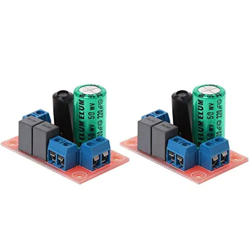 Fasizi 2 Stück einstellbare Höhen Bass 2-Wege-Audio-Frequenzteiler Lautsprecher-Crossover-Filter
