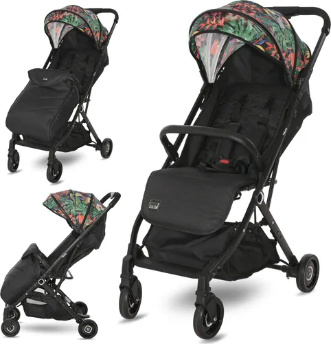 Lorelli Kinderwagen Myla - Ultraleichter Buggy, ideal für Reisen - Leichte Sitzbuggys: Mit nur 7 kg ist der Lorelli Myla der perfekte Reisebuggy für Eltern, der durch sein innovatives Einhand-Klappsystem und den komfortablen Sportsitz überzeugt.
