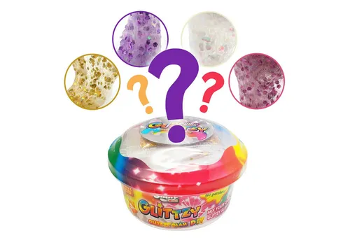 Slimy® Knete Glittzy DIY (1-tlg), Glitzerschleim zum Selbermischen