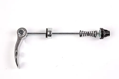 Unbekannt Schnellspanner Fahrrad Vorderrad Laufrad vorne VR Hohl Achse Silber 100mm