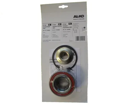 AL-KO Anhänger 1x ALKO - Radlager 1224805 Lager 80/42x42 mm + Radmutter + Sicherung