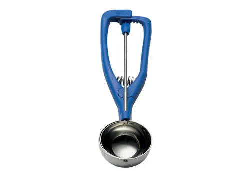 Stöckel Profi Eisportionierer Modell K - Eisportionierer für Gastronomie, aus hochwertigem Edelstahl mit ergonomischem Griff, ideal für exakte Portionen von Eis, Reis und mehr – erhältlich in drei Größen.