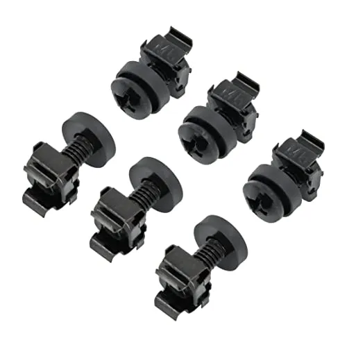 BIGtec 100 x Käfigmutter Montageschrauben Käfigmutternset M6 Montagesatz schwarz für 10
