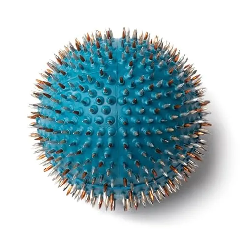 Lyapko Akupunktur Hand-/Blau Fußmassageball 4,0 mit 656 Nadeln - Massageball für aktive Akupressur, fördert Vitalität und Wohlbefinden, ideal für Erwachsene und Kinder.