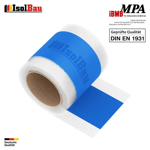 Dichtband 5m Isolbau Abdichtband 120 mm Abdichtung Bad Dusche Küche Balkon