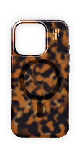 iDeal of Sweden Cover für Apple iPhone 16 Pro - Braun - Standard Handyhüllen mit MagSafe-Funktion, bietet optimalen Schutz und stilvolles Design im Tortoise-Look.