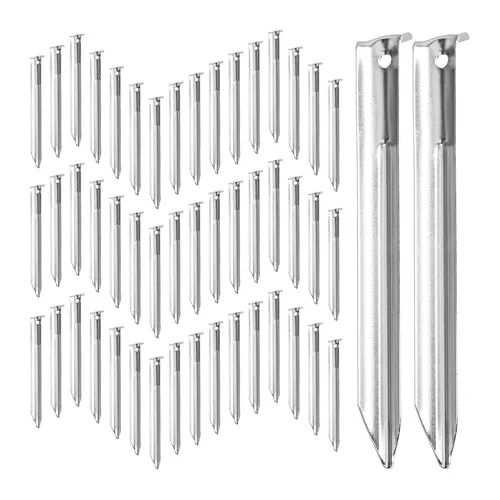 Zeltheringe Bodenanker Zeltanker Erdanker stabil silber robust Camping-Heringe