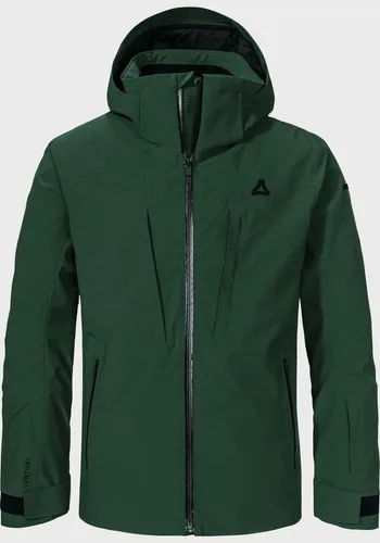 Schöffel Shell Jk Style Pontre Men dark jade (6965) 52 - Funktionsjacke für Herren, ideal für Skifahren mit 20k mm Wassersäule und 4-Wege-Stretch für maximale Bewegungsfreiheit und Komfort auf der Piste.