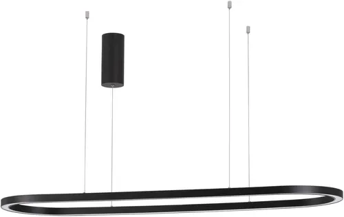 Nova Luce Pendelleuchte CUPPE – Höhenverstellbar & Dimmbar - Moderne Pendelleuchte aus Aluminium mit 56 W LED, 7000 Lm und warmweißem Licht. Ideal für Wohnzimmer oder Esstisch, vereint Funktionalität und stilvolles Design.