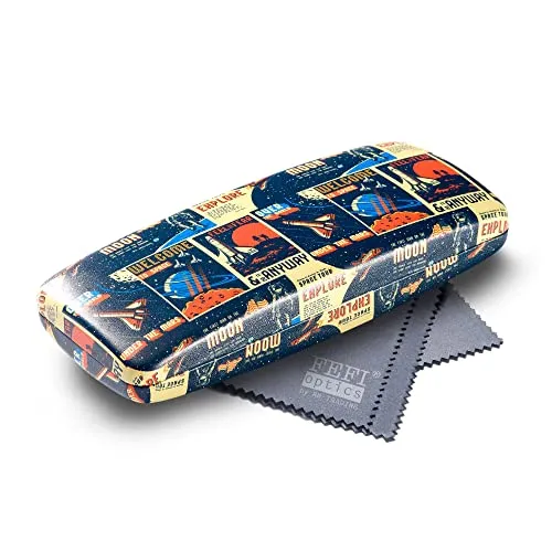 FEFI - Stabiles Hardcase Brillenetui “VINTAGE“ - Moon