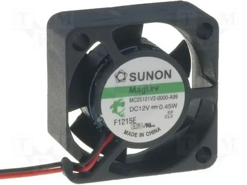 Sunon Lüfter 25x25x10mm MF25101V2-A99 DC 12V 9600 U/min 16dBA Vapolager 2 Litzen