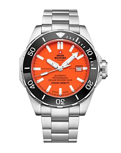 Swiss Military Automatik Diver Herrenuhr 45mm 100ATM von Swiss Military by Chrono