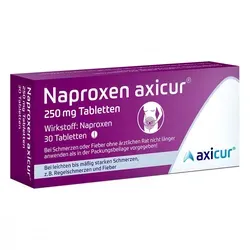 Naproxen axicur 250 mg Tabletten von axicur