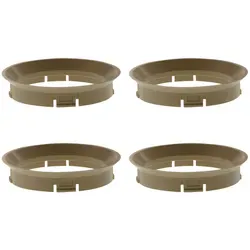 WamSter® 4 Zentrierringe 64,0mm - 57,1mm R-System beige