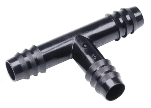 Gardena T-Stück unterirdisches Tropfrohr - Inhalt: 2 Stück (05347-20), Schwarz