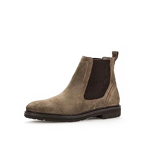 Pius Gabor Herren Boots, Männer Stiefeletten,zertifiziertes Leder,Wechselfußbett,Kurzstiefel,uebergangsschuhe,Dune,46 EU / 11 UK