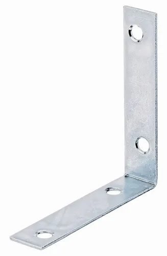 Alberts Winkelverbinder 849412 - Stuhlwinkel sendzimirverzinkt 75 x 75 x 16 mm, 50er Pack - Robuste Holzverbinder für stabile Verbindungen und Verstärkungen. Ideal für Innen- und Außenanwendungen dank korrosionsgeschützter Verzinkung. Qualität von Alberts – seit 1852 Ihr Partner für zuverlässige Produkte.