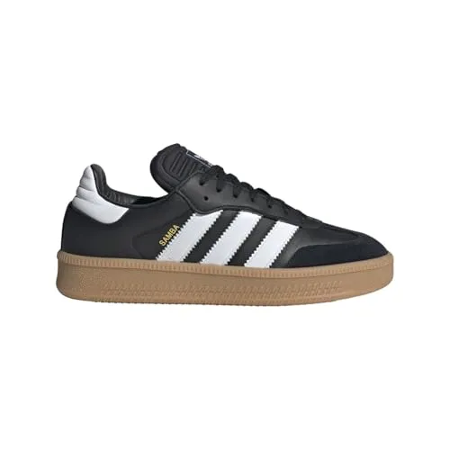 adidas Samba XLG - Bequeme Leder- und Textil-Sneaker in Schwarz-Weiß - Sneaker für Unisex, ideal für Berufskleidung. Hochwertiges Obermaterial aus Leder & Textil sorgt für Komfort und Langlebigkeit.