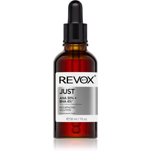 Revox B77 JUST AHA 30% + BHA 4% glättendes Peeling-Serum zur Erneuerung der Hautoberfläche 30 ml