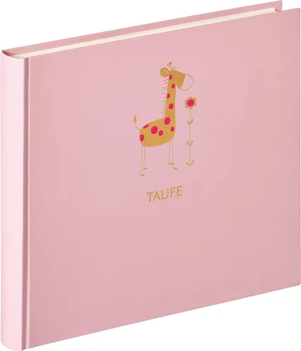 Babyalbum Meine Taufe Baby Animal rosa