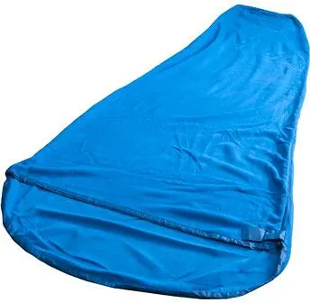 Basic Nature Schlafsack, Fleece, 220x80cm, royalblau