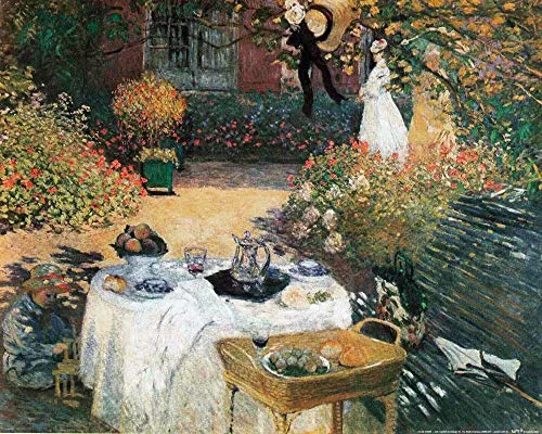 Produktbild 1art1 Claude Monet Poster Das Mittagessen, 1873 Kunstdruck Bild 50x40 cm
