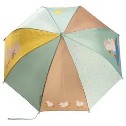Sterntaler® Stockregenschirm Regenschirm ENTE Edda bunt