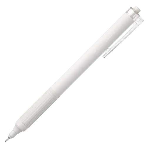 Tombow MONO graph Lite Kugelschreiber White – Präzise Nadelspitze, Geschmeidiges Schreiben, Ergonomischer Griff [BC-MGLE45-R15]