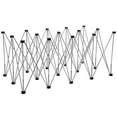 TOPWAY Tragbarer, klappbarer Arbeitsständer, 221 x 113 x 73 cm, 1500 kg Tragkraft, Fliesenplatte, Holzarbeitsplatte, Bautisch, Werkbank, Sägebockstütze mit Tragetasche