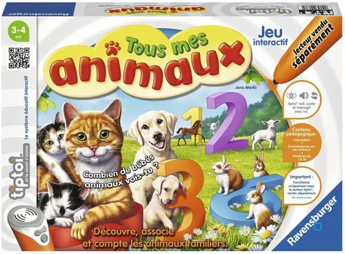 Ravensburger tiptoi Spiel Alle meine Tiere französische Version - Neu