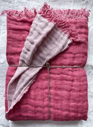 Doubleface Leinen Plaid  