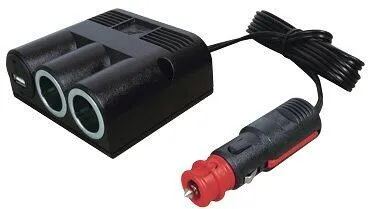 Pro Car Multisteckdose mit USB-A, 20A, 12/24V