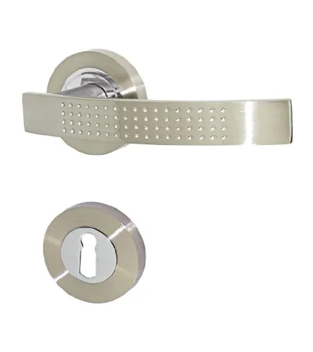 Haeusler-Shop Türbeschlag 1354-W R BB Türgriffe Türdrücker Türklinke Türbeschläge