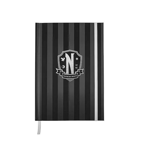 Cinereplicas Wednesday - Nevermore Academy Hardcover Notizbuch - 14.5 * 21cm - Offizielle Lizenz