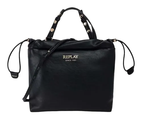 Produktbild Replay Beuteltasche 27 cm schwarz