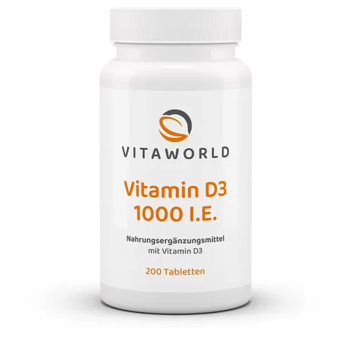 Produktbild Vitamin D3 1000 I.E. (200 Tbl)