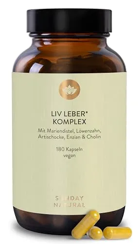 SUNDAY NATURAL® Mariendistel Artischocke Löwenzahn Komplex