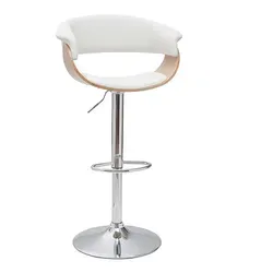 Miliboo Designer-Barhocker höhenverstellbar in weiß von Miliboo