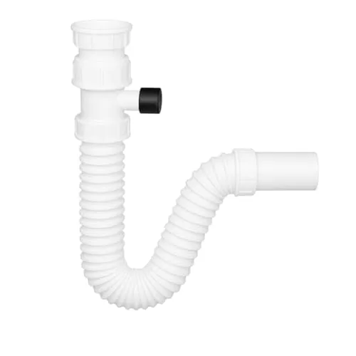 TEHNOEXPORT Flexibler PVC Siphon 1 1/2