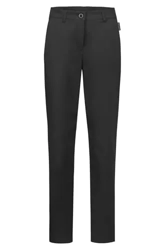 GREIFF Corporate Casual Damen Chino-Hose Regular-Fit Schwarz 46