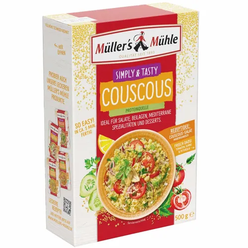 Müller´s Mühle Couscous mittelgroß 500g Packung von Müller´s Mühle