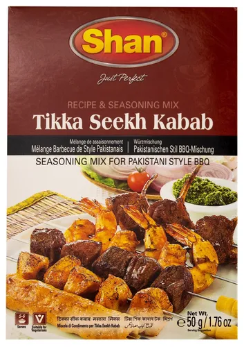 Tikka Seekh Kabab 50g Gewürzmischung für BBQ-Fleischgerichte Spicy indisch Essen